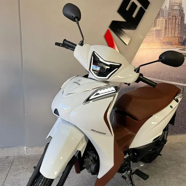 Shineray NEW JET 125 Branca e Marrom