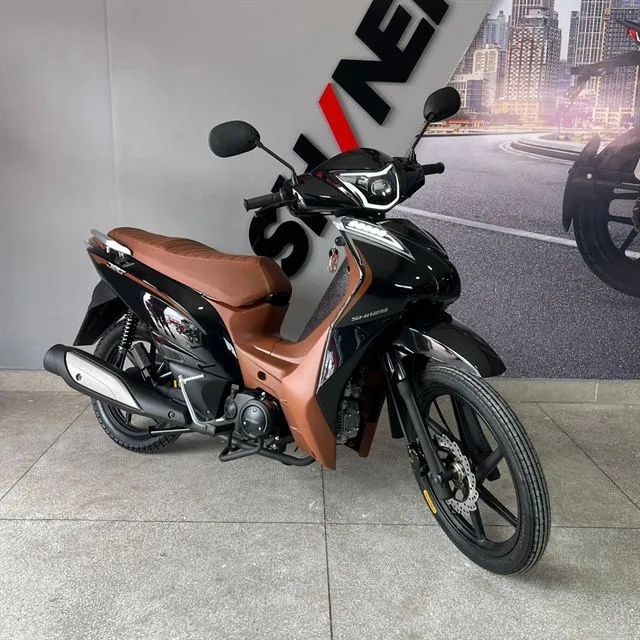 Shineray NEW JET 125 Preta e Marrom